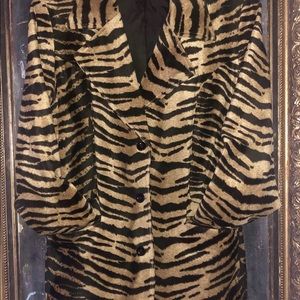 Vintage Tiger Print Jacket